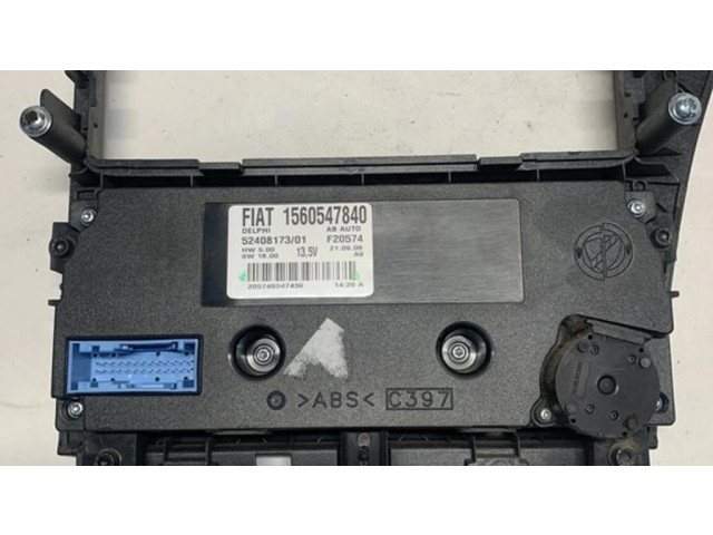 Блок управления климат-контролем 1560547840, 52408173 Alfa Romeo 159