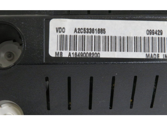 Панель приборов A1649008200, A1649008200   Mercedes-Benz GL X164       