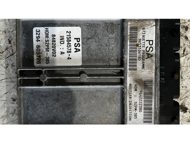 Блок управления двигателя Citroen C2