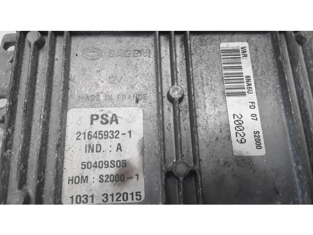 Блок управления двигателя 9643786580, 9643786680   Citroen Xsara Picasso