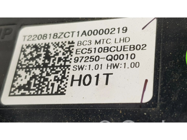 Блок управления климат-контролем 97250Q0010 Hyundai Bayon