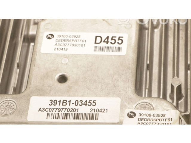 Блок управления двигателя a3c0777930101, 39100-03928 KIA Niro