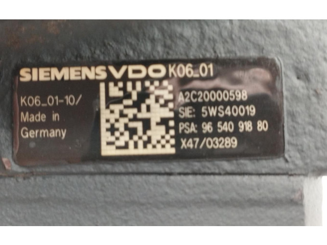 Vstřikovací čerpadlo 9654091880 Citroen Berlingo