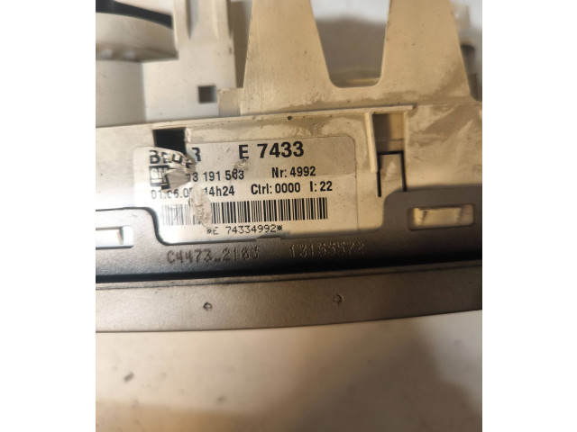 Блок управления климат-контролем 13191563 Opel Meriva A