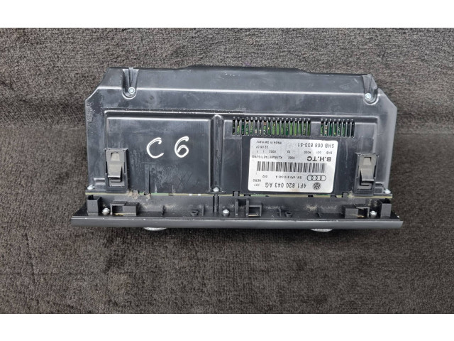 Блок управления климат-контролем 4F1820043AG, 4F0910043A Audi A6 S6 C6 4F