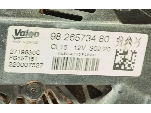 Генератор    9826573480, 2719830C   Peugeot 2008 II
