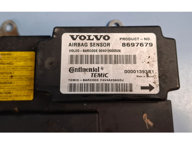 Блок подушек безопасности 8697679   Volvo V50