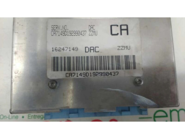 Řídící jednotka 16247149, CENTRALITAMOTORUCE   Suzuki Swift 