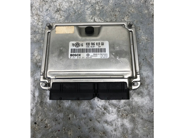 Блок управления двигателя 038906019GQ Skoda Rapid (NH)