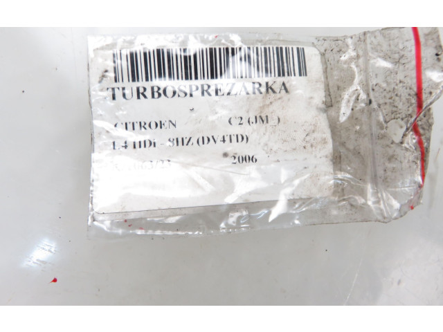 Turbodmychadlo Турбина 54359880009, 54359880009   Citroen C2   8HZ (DV4TD)