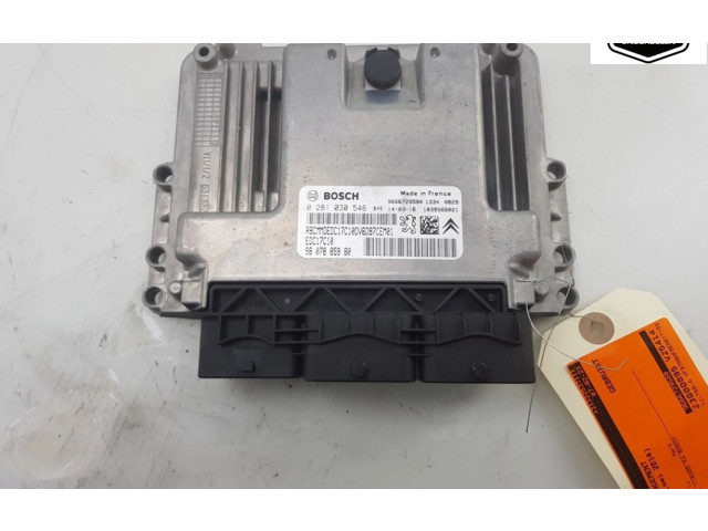 Блок управления двигателя 9666729580, 0281030546   Peugeot Partner