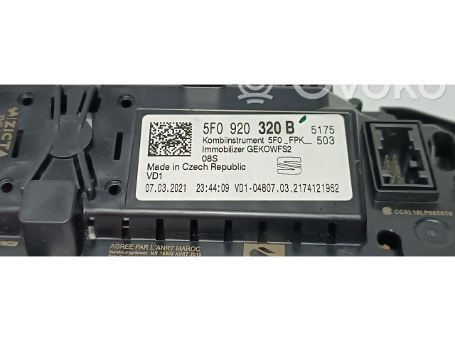 Подушка безопасности водителя 5F0920320B, A3C0583150001 Seat Ateca