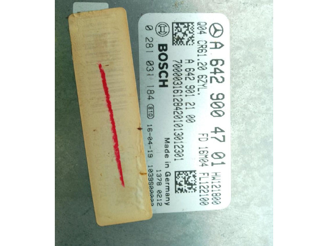 Блок управления A6429004701, 0281031184 Mercedes-Benz GLE (W166 - C292)