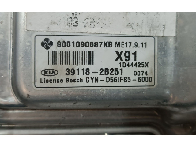 Блок управления двигателем Блок управления 391182B251, 125CV   KIA Venga