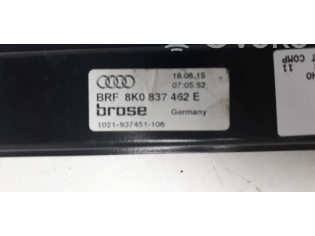 Турбина Электрический механизм для подъема окна без двигателя Audi A4 Allroad 8K0837462E, 106022815 CSUA