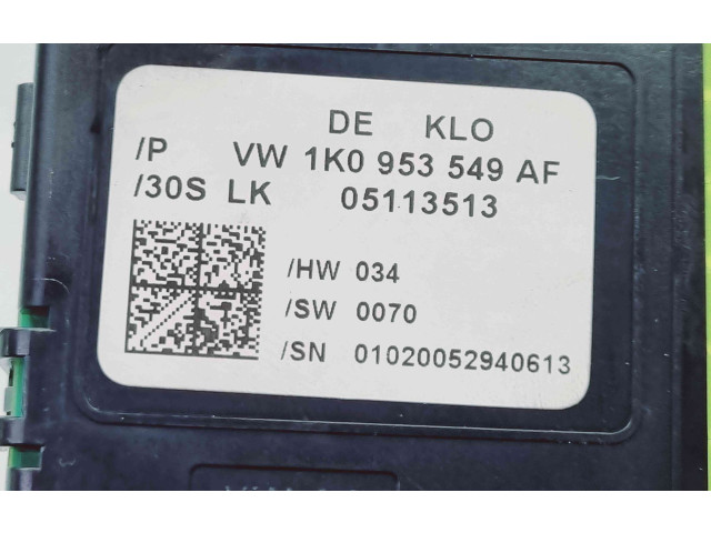 Блок комфорта 1K0953549AF Skoda Octavia Mk2 (1Z)