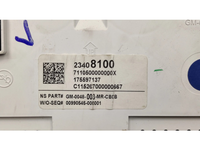 Панель приборов 23408100 Chevrolet Camaro