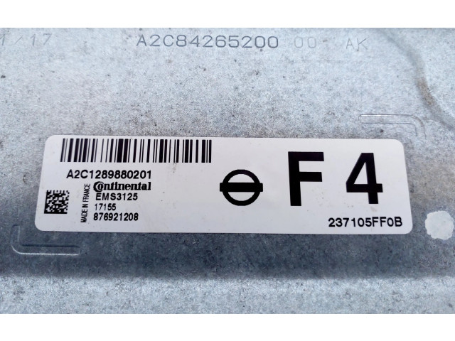 Řídící jednotka 237105FF0B, A2C1289880201 Nissan Micra K14 2017
