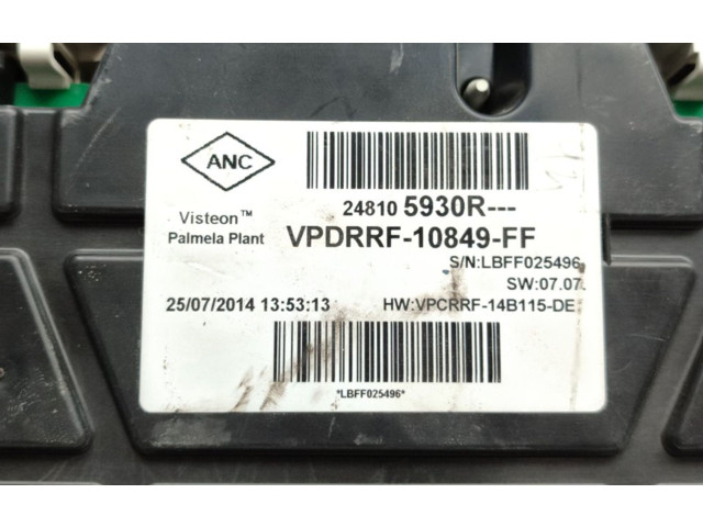 Спидометр (приборный щиток) 248105930R   Renault Trafic III (X82)