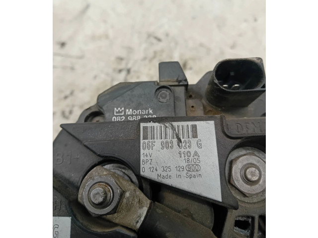 Генератор 06F903023G, 0124325129   Volkswagen PASSAT B6      
