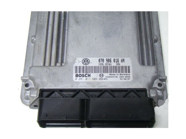Řídící jednotka 070906016AN, 0281011604 Volkswagen Transporter - Caravelle T5 2004
