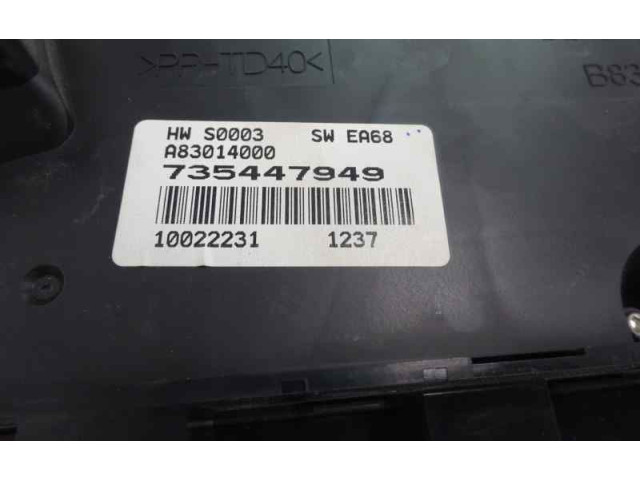 Блок управления климат-контролем 735447949 Fiat Grande Punto