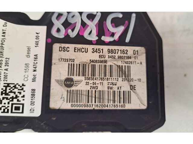 Jednotka ABS 34519807162-01, 34519807162-01 Mini One - Cooper Coupe R56 2007