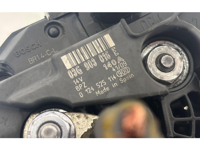 Генератор 03G903016E, 0124525114 Audi Q5 SQ5