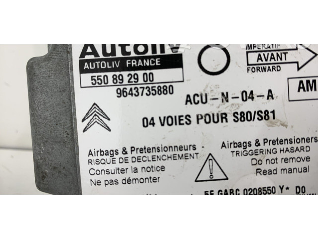 Блок подушек безопасности 9643735880   Citroen Saxo