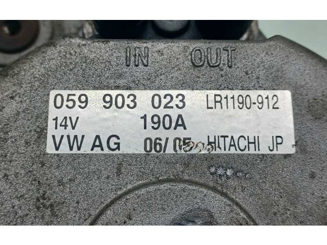 Генератор 059903018X, 059903023   Volkswagen Phaeton      