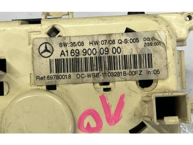 Блок управления климат-контролем A1699000900, 69780018   Mercedes-Benz A W169