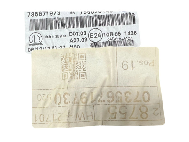 Панель приборов 07356719730, 735671973 Jeep Renegade