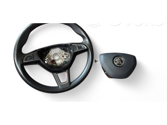 Руль Skoda Karoq  2017 -  года 5E0419091CGCWE, 0060034659      