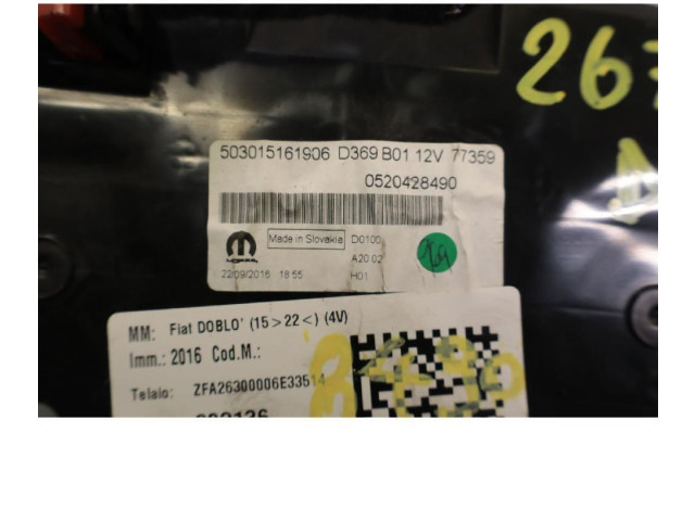 Přístrojová deska Fiat Doblo 2010 0520428490