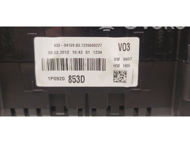 Volant Seat Leon (1P) 2012 1P1857003TLF, 1P0920853D  