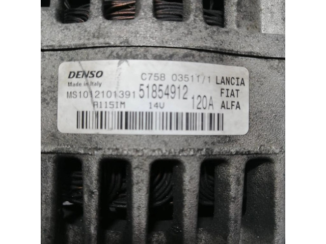 Генератор 51854912, ALTERNADOR   Fiat Punto (199) 1.2     