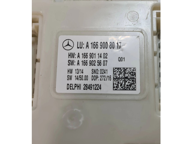 Блок управления A1669008017, A1669025607   Mercedes-Benz ML W166