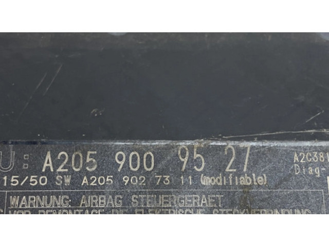 Блок подушек безопасности A2059009727   Mercedes-Benz C W205