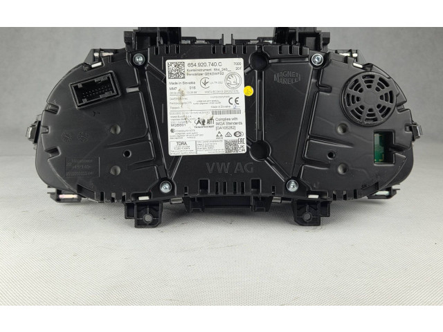 Панель приборов 654920740C   Skoda Fabia Mk4 (6VA)       