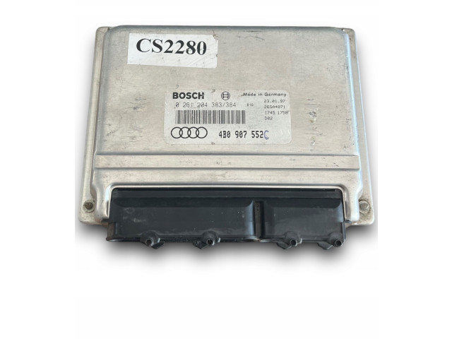 Блок управления двигателя 4B0907552C Audi A6 S6 C5 4B