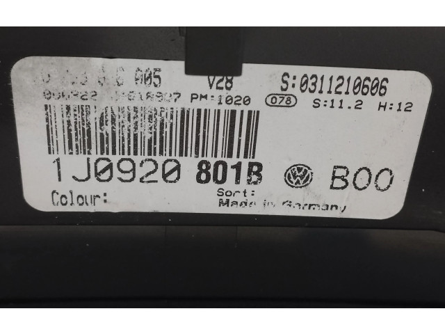 Панель приборов 1J0920801B, 1035100002 Volkswagen Bora