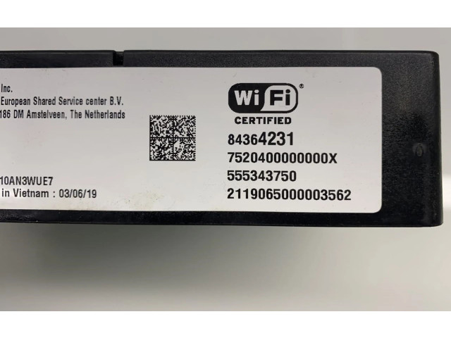 Блок управления 84364231   Opel Ampera- E