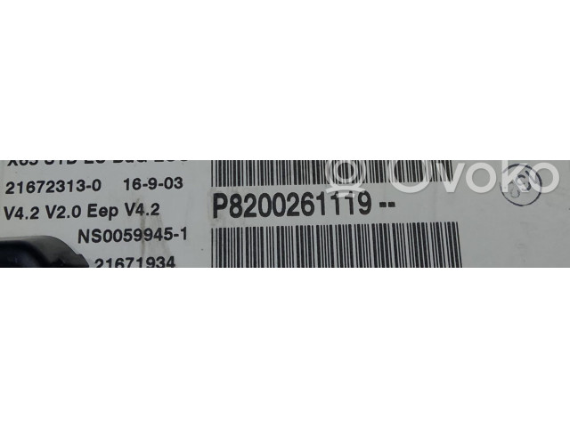 Панель приборов P800261119, P800261119 Renault Clio II