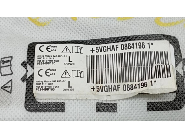 Подушка безопасности в сиденье 9824498180   Citroen C3 Aircross