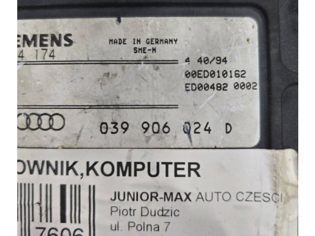 Řídící jednotka 039906024D, 00ED010162 Audi A6 S6 C4 4A 1995