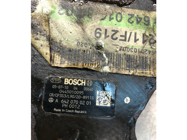 Vstřikovací čerpadlo A6420700201, 0445010095 Mercedes-Benz CLS AMG C219 OM642920