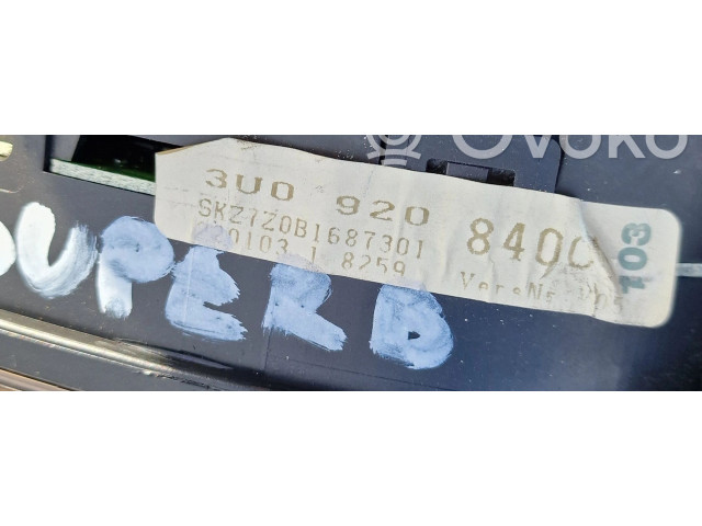 Панель приборов 3U0920840C Skoda Superb B5 (3U)