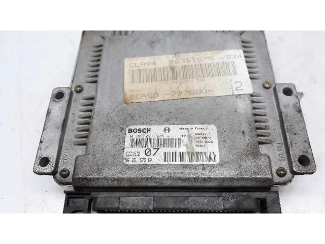 Блок управления двигателя 9635157580   Citroen Berlingo