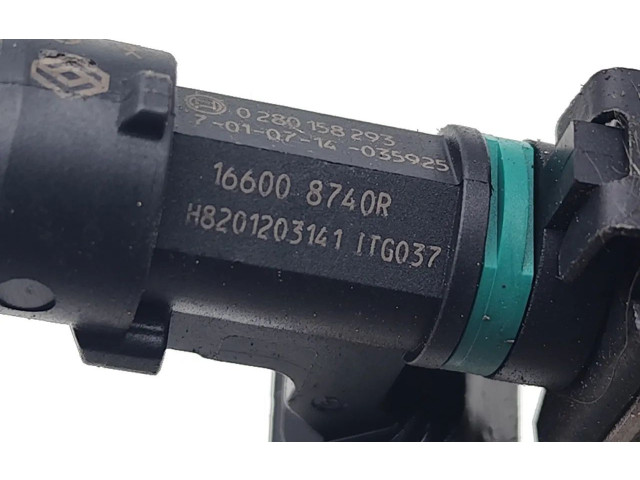 Комплект форсунок 166008740R, 0280158293    Dacia Sandero  H4B400 