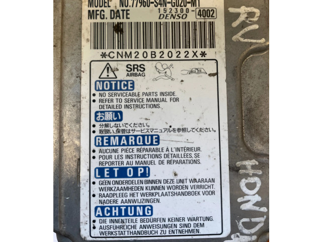 Блок подушек безопасности 77960S4NG020M1, 1523004002 Honda HR-V